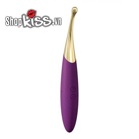 Máy massage 2 đầu Svakom Beatrice DC90NF với đầu kim loại cong kích thích điểm G