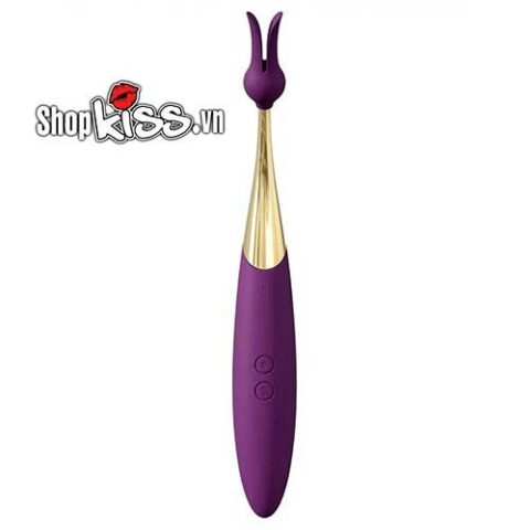 Máy massage Svakom Beatrice DC90NF với đầu phụ hình mỏ vịt