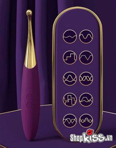 Máy massage 2 đầu Svakom Beatrice DC90NF với 10 chế độ rung luân phiên