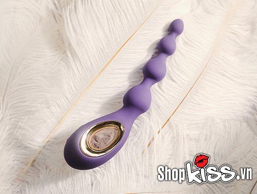 Cận cảnh chất liệu silicone y tế siêu mềm mại an toàn của Lelo Soraya Beads
