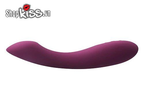 Thiết kế đầu dẹt và thân cong của Svakom AMY 2 tối ưu cho việc massage điểm G