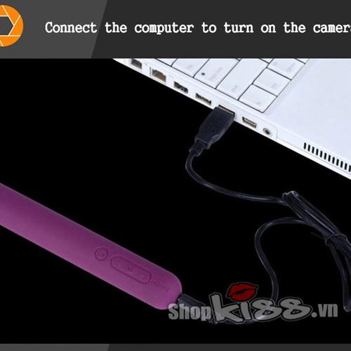 Cổng sạc USB tiện lợi của dụng cụ massage có camera Svakom Siime DC90M