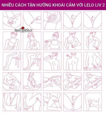 Máy mát xa Lelo Liv 2 DC42B phù hợp cho việc massage nhiều vùng nhạy cảm