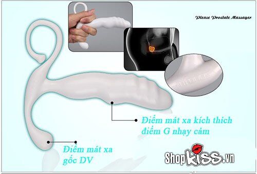 Thiết kế gờ nổi trên thân máy mát xa hậu môn HM16A kích thích tuyến tiền liệt