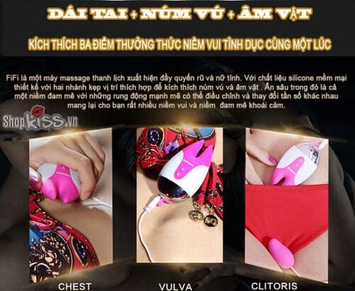 Tổng quan các chức năng đa dạng của máy mát xa nhũ hoa và trứng rung Nalone Fifi 2 DC54T.