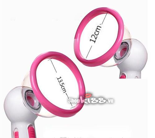 Chi tiết đường kính phễu hút chân không của máy mát xa ngực DC67U