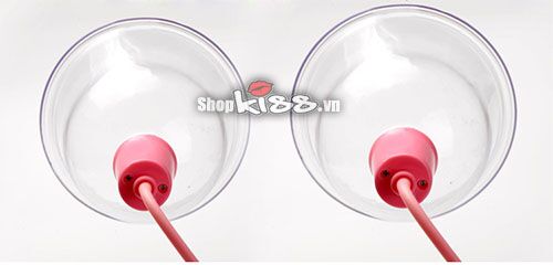 Chất liệu silicone mềm mại của phễu hút máy massage ngực DC67U tạo cảm giác êm ái