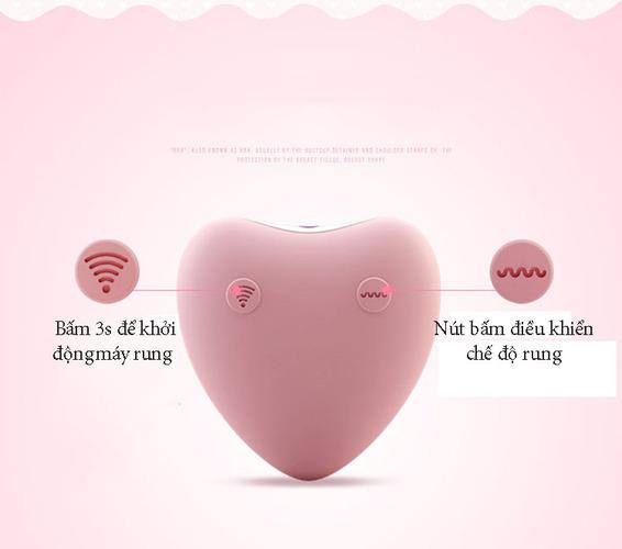Máy rung điểm G điều khiển xa hình chú thỏ MS15A nút điều khiển chế độ mát xa đơn giản dễ dùng