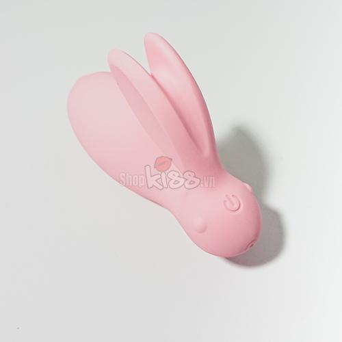 Máy rung điểm G điều khiển xa hình con thỏ MS15A tai thỏ có rung kích thích hột le cực sướng.