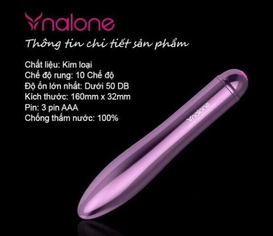 Thông tin chi tiết máy rung hợp kim Nalone Amore DC54K - kích thước, chất liệu