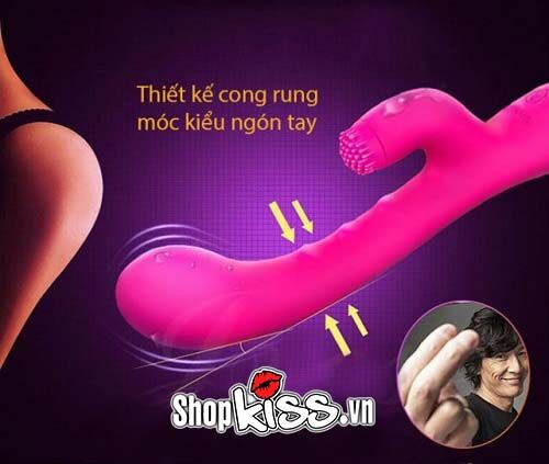 Phần đầu cong của Nalone Idol DC55B được thiết kế để chạm chính xác điểm G