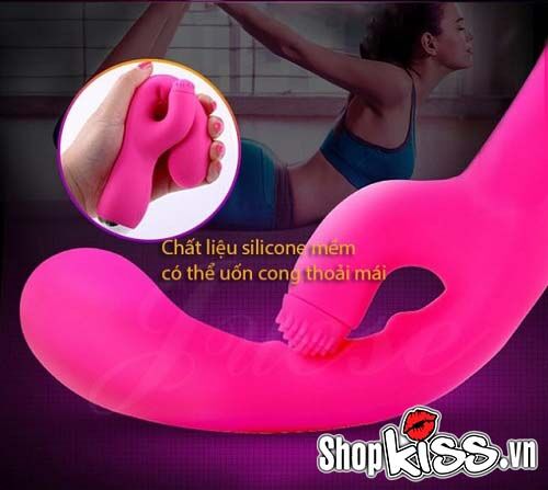 Máy rung Nalone Idol DC55B thể hiện độ dẻo dai của chất liệu silicone cao cấp