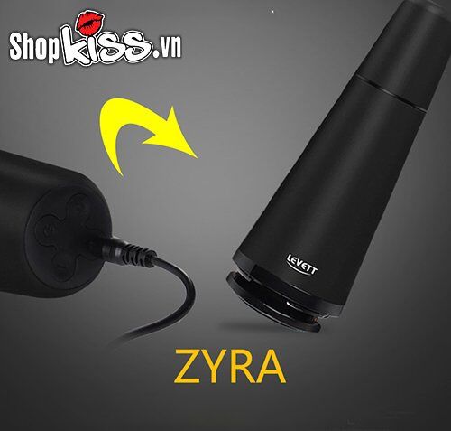 Máy thủ dâm LEVETT Zyra AD58 sử dụng pin sạc cổng USB tiện lợi