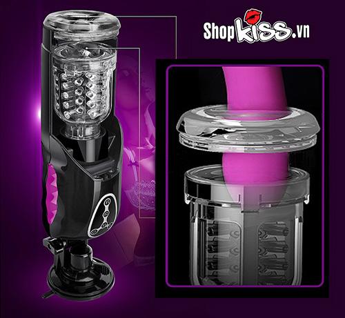 Máy thủ dâm tự động bú mút Flashing Lover II AG36G cấu tạo