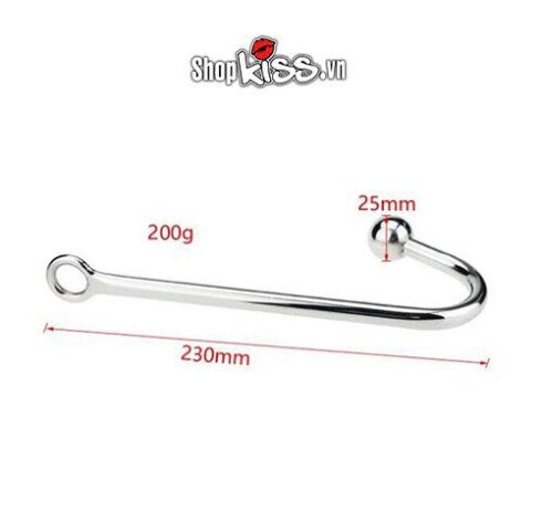 Bản vẽ kích thước chi tiết của móc hậu môn HM22 bằng inox