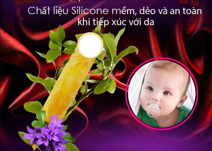 Cận cảnh dương vật silicone màu da của máy làm tình tự động DC50C đảm bảo an toàn