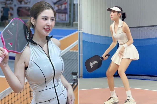 Gái xinh chơi Pickleball