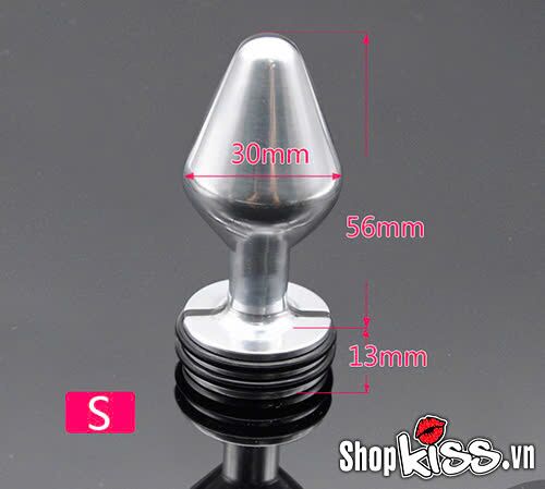Kích thước chi tiết của Phích cắm hậu môn xung điện Butt Plug Anal Speculum