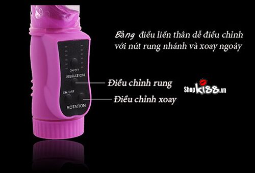 Bảng điều khiển trực quan trên tay cầm của dương vật giả Loveaider Boyfriend DV17B
