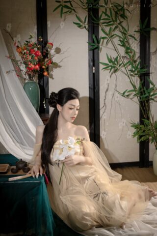 Trần Hà Linh ảnh sex cosplay cổ trang