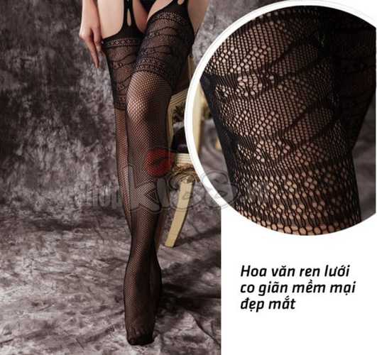 Chi tiết kẹp giữ của nịt vớ ren NY65 đảm bảo chống tụt hiệu quả