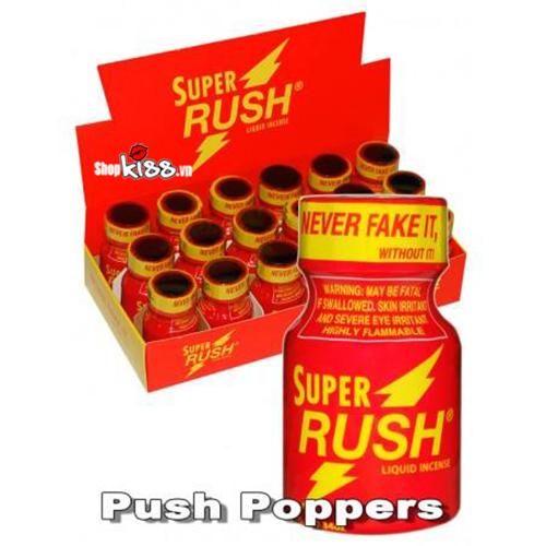 Popper Super Rush đỏ 10ml PP01 giúp tăng hưng phấn mãnh liệt cho cuộc yêu