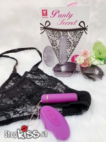 Quần lót rung điều khiển xa Galaku Japan MS32E màu đen quyến rũ dành cho nữ giới tự sướng kín đáo