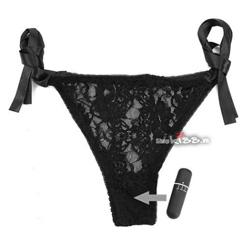 Hình ảnh quần lót rung điều khiển từ xa MS32N màu đen quyến rũ cùng bộ điều khiển