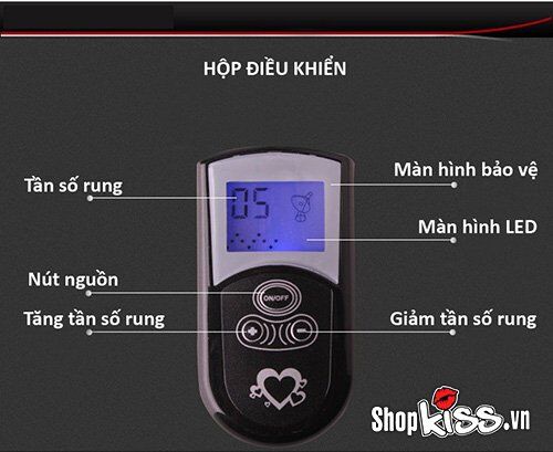 Hướng dẫn sử dụng các nút điều chỉnh Quần xì siêu rung điều khiển từ xa MS32A