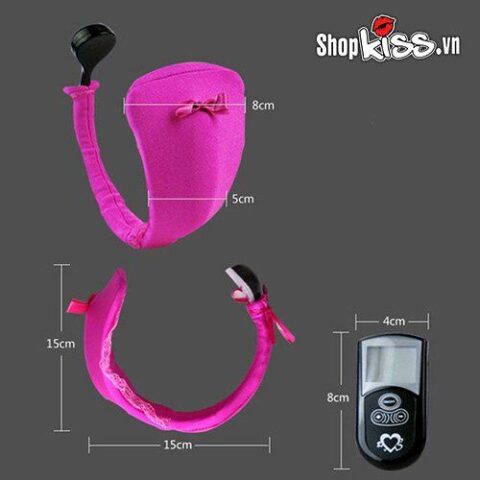 Kích thước Quần xì siêu rung điều khiển từ xa MS32A nhỏ gọn phù hợp nhiều người