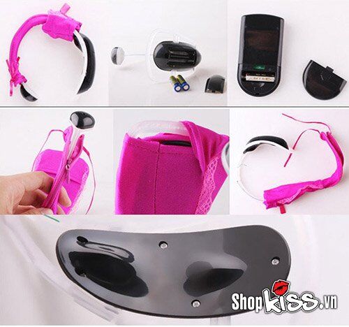 Quần xì siêu rung điều khiển từ xa MS32A tháo lắp dễ dàng để vệ sinh
