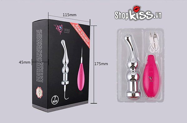 Cây rung kích điện hậu môn bằng hợp kim tại shopkiss