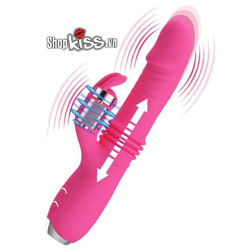 Cơ chế thụt từ tính siêu mạnh của dương vật giả Prettylove Dorothy DV39H