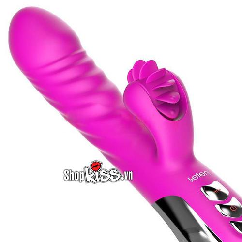 Dương vật rung thụt tỏa nhiệt Leten DC99Z đa chức năng