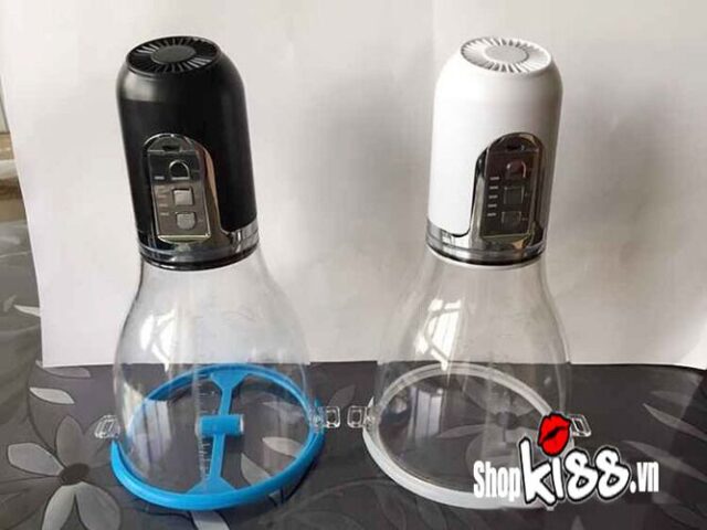 Hai màu sắc đen và trắng của máy mát xa ngực Breast Enlarger DC67D chính hãng.