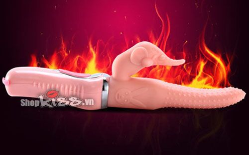 Chức năng làm ấm lên đến 48 độ C của dương vật gai mềm Elephant Heating DV44D