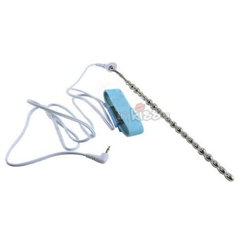 Thanh mát xa kích thích niệu đạo DC11V bằng kim loại không gỉ sáng bóng, dễ vệ sinh