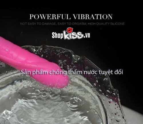 Hình ảnh minh họa khả năng chống thấm nước tuyệt đối của thanh rung Nalone Dixie MS40A