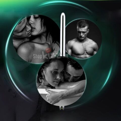 Thanh rung kích thích niệu đạo DC11D bằng inox sáng bóng đặt trên nền trắng