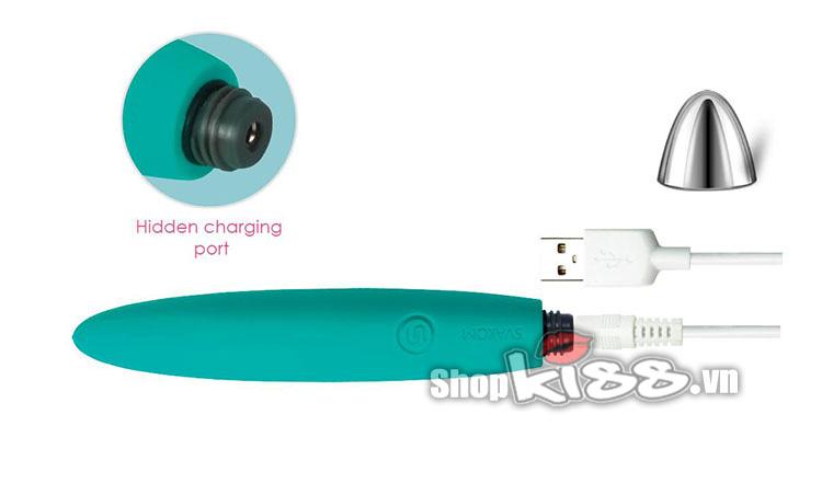 Thanh rung mini nhỏ xinh Svakom Daisy DC90A có cổng sạc usb tiện lợi