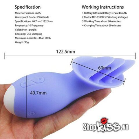 shop bán Lưỡi rung liếm âm vật điểm G Tongue Lick (DC88X) giá rẻ ở đâu