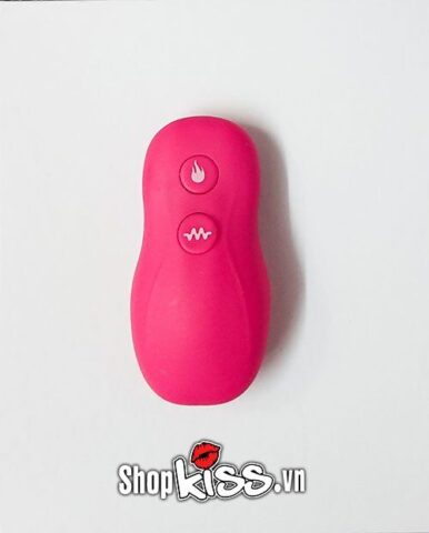 Remote điều khiển không dây của trứng rung cá voi DC88A nhỏ gọn, tiện lợi thay đổi chế độ rung và sưởi ấm