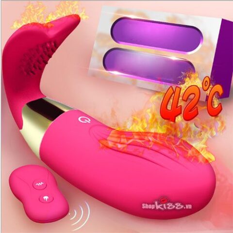 Chức năng sưởi ấm của trứng rung DC88A tạo nhiệt độ 42 độ C, mang lại cảm giác chân thật và tăng cường khoái cảm