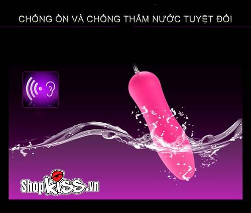 Trứng rung Bullet EG26 với khả năng chống thấm nước hoàn hảo, an toàn khi vệ sinh và sử dụng trong môi trường ẩm