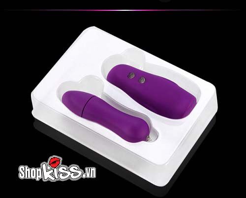 Trứng rung điều khiển xa Bullet EG26 màu tím cá tính, thể hiện sự độc đáo và quyến rũ riêng biệt
