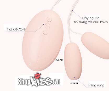 Thiết kế nhỏ gọn của trứng rung DC59D phù hợp với cơ địa phụ nữ Á Đông