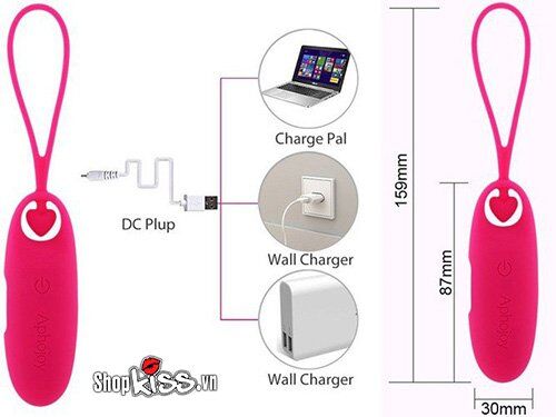Trứng mát xa kích thích vùng kính Aphojoy JOY9 đa chức năng