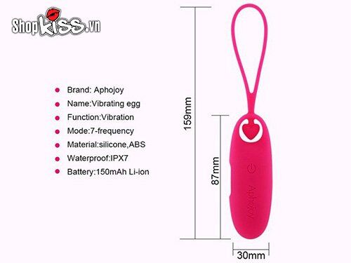 Trứng rung kiêm lưỡi liếm Aphojoy cao cấp JOY9 thông tin chi tiết sản phẩm