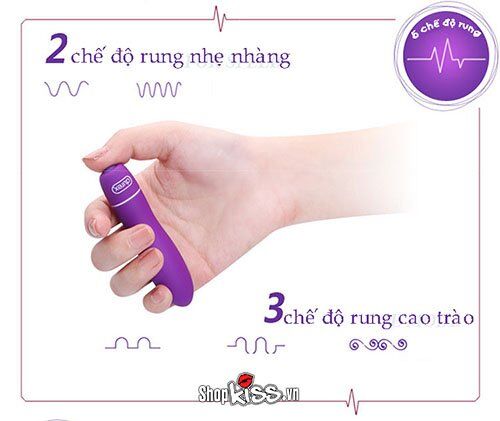 Trứng rung mini đa tần số Durex S-VIBE có nhiều chế độ rung độc đáo