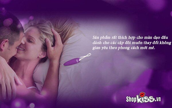 Trứng rung Durex S-Vibe MS25D hỗ trợ màn dạo đầu thăng hoa cho cặp đôi